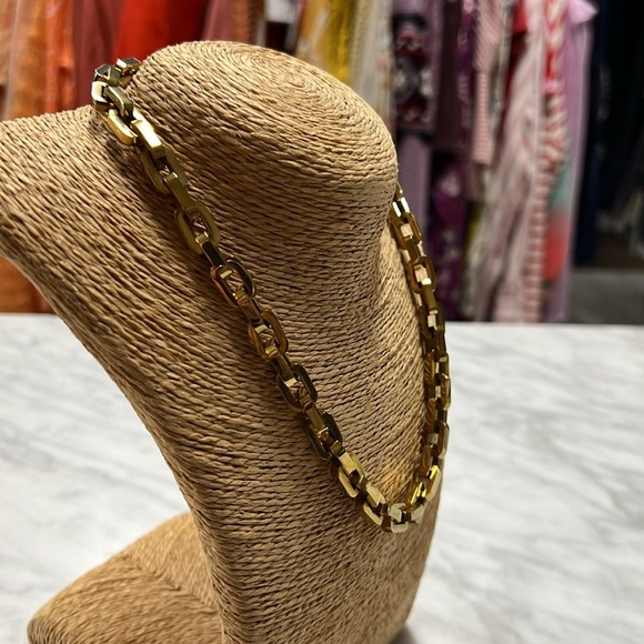 Eddie Borgo Supra Link Chain /necklace in Gold Bronze 17" Length - Picture 4 of 15